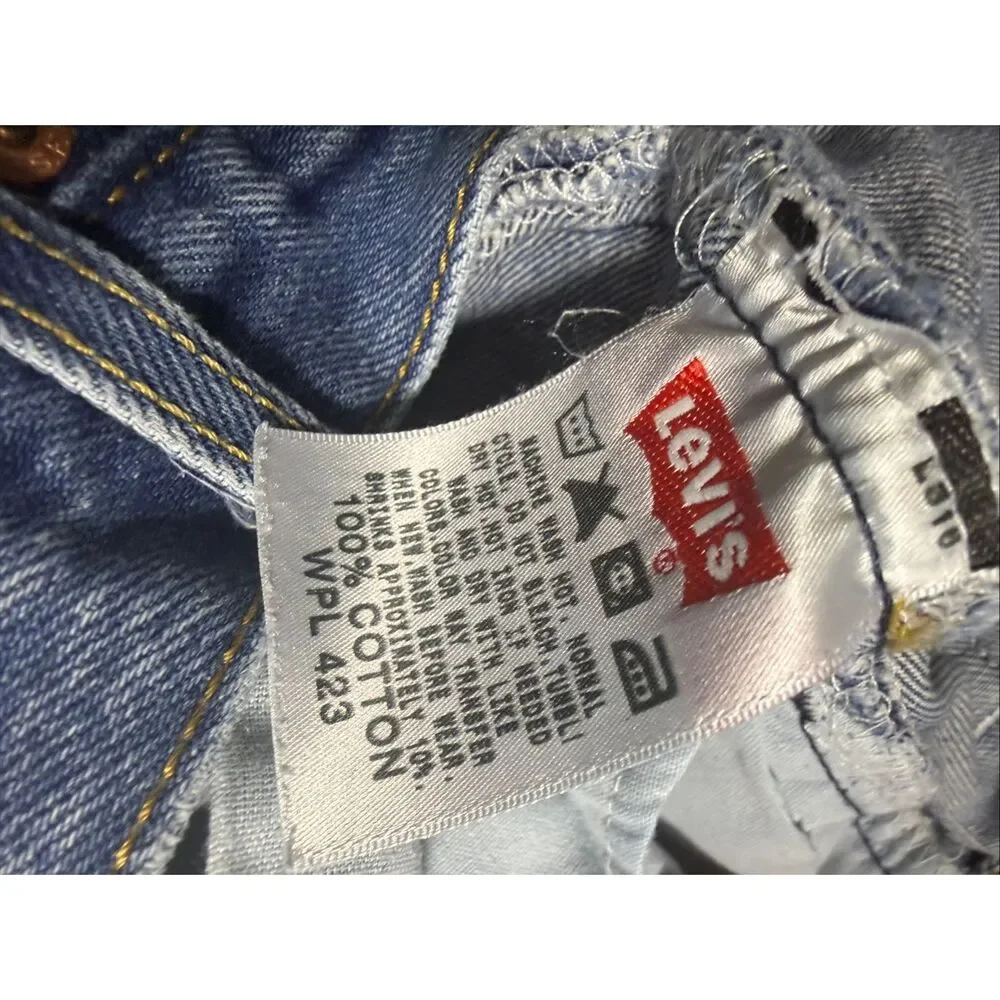 Levi’s 501 XX Mens Jeans 40X34 Blue WPL423 Button Fly Made In Dominican Republic